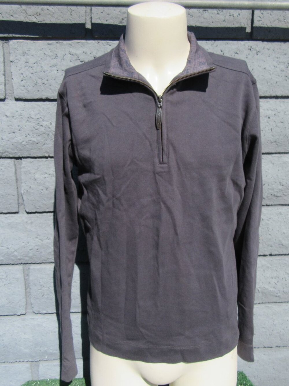 Reyn Spooner 1/4 Zip Pullover Sweatshirt Sweater Shirt Men's Size Small